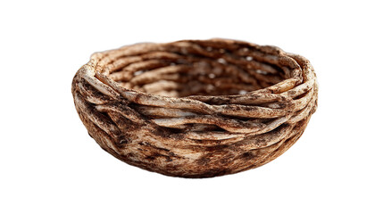 Obraz premium wicker basket isolated on white