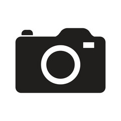 Professional Camera Photography and Video Recorder Icon Set Black Silhouette Vector Graphic