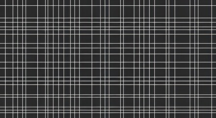 Seamless grid pattern composed of thin white lines against a dark background