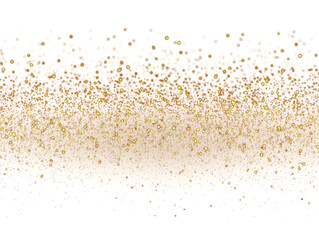 Golden Glitter Confetti Sparkling Texture Overlay Effect for Festive Decoration or Abstract Background Design Celebration Luxury Shine Dust Particles for Graphic Design Element