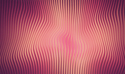 Pink and Magenta Vertical Wavy Lines Background Abstract Texture Groovy Retro Gradient Backdrop