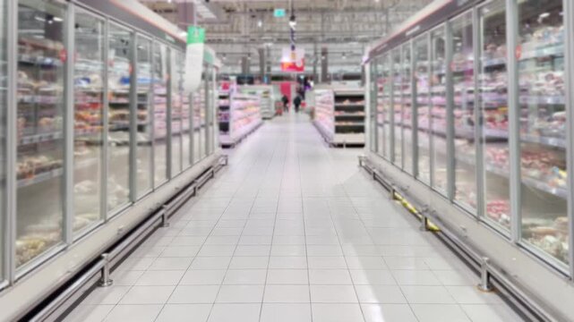 choosing products in the supermarket