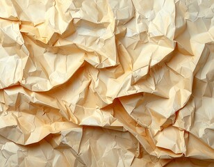 Crumpled Paper Texture. Generated image