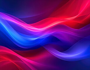 Colorful Abstract Light Waves Background. Generated image
