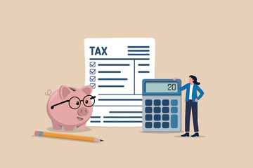Financial planning, tax calculation, and savings for individuals