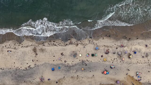 Toma a&eacute;rea de las playas de Tijuana, en M&eacute;xico