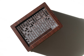 WOODEN MONEY BANK WITH GOAL COUNTER SAVING MONEY 5000