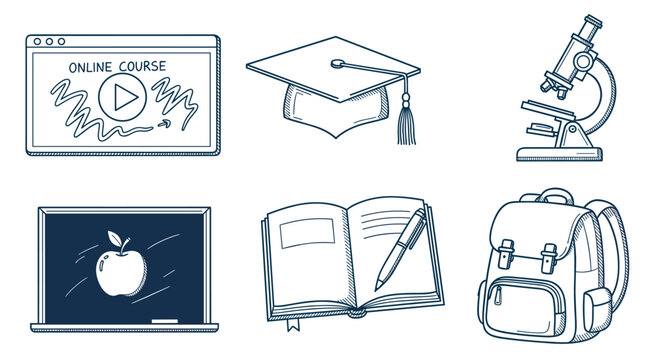 Education essentials: online learning, graduation, and scientific exploration