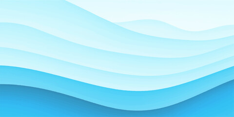 Abstract blue wave background illustration for web design and business presentations