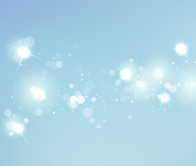 Light Blue Vector Bokeh Background For Education And Webinar Design