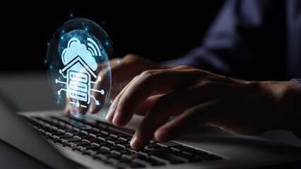 Cloud computing, cloud strategy, and cloud technology transforming digital infrastructure with scalable services, secure data storage, and cloud-based digital business solutions. Muxer