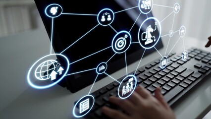 Business strategy defines goals and long-term direction. A clear business strategy supports decision-making, with business strategy driving growth and business strategy execution. Funnel