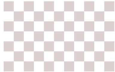 Simple and seamless background pattern featuring white and pale taupe checkered squares