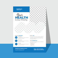 Professional Medical Healthcare Service Flyer