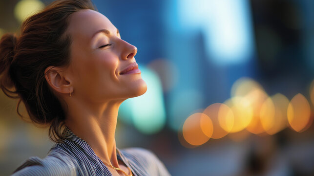 Employee satisfaction through equilibrium support soft workplace imagery flexible schedule wellness productivity enhancement programs staff contentment foundation with copy