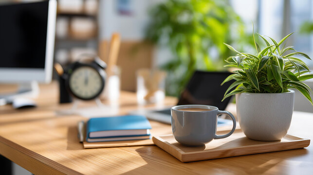 Lunch break invitation signage display soft workplace environment rest reminder visual midday pause announcement break encouragement sign with copy space