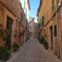 old Neighborhood alley during a trip