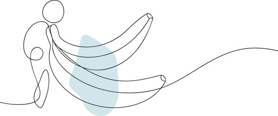 Person holding bananas fruit food