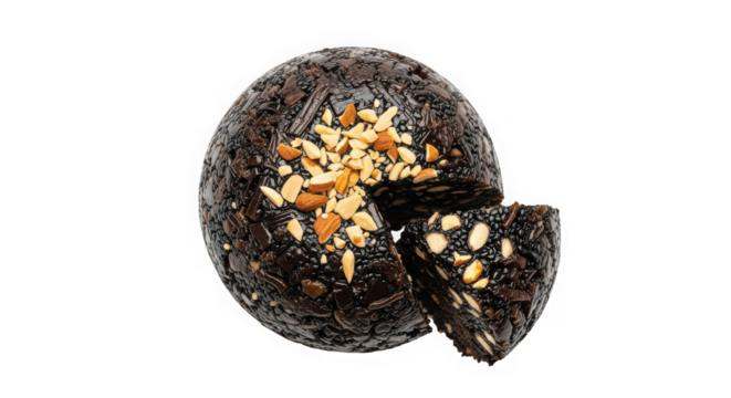 Intricate abstract sculpture with vibrant mosaic details