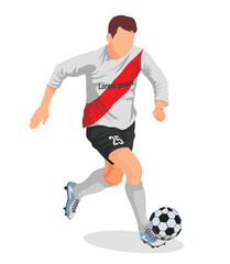 icon logo sign man male soccer kick play foot ball sport football art vector