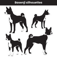Basenji silhouettes