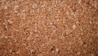 Close Up Brown Cork Board Texture