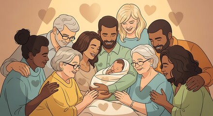 Joyful Celebration of New Life