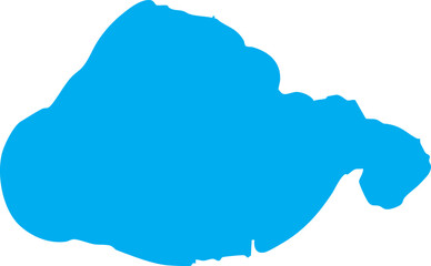 Lake Pontchartrain Louisiana Map Editable Vector