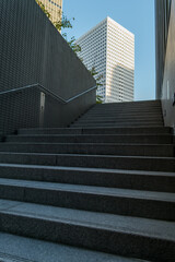 コンクリート素材の階段テクスチャ