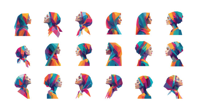 Diverse group people with question marks above heads cartoon vector set. Finding solutions students thinking about problem solving uncertainty doubt confusion brainstorming session illustration