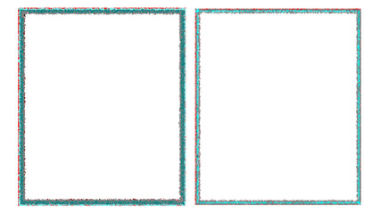 Geometric Square Designs Abstract Composition of Rectangular Frames with Border Details for Creative Projects