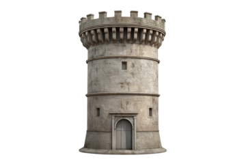 Roman Fortress Tower Graphic Transparent Background