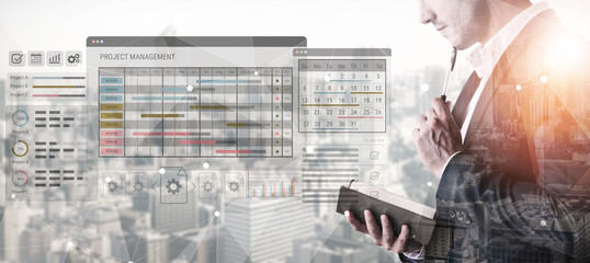 Smart project management dashboard visualizes timelines, monitors progress, and enhances workflow coordination to improve project efficiency, organization, and overall productivity. Parse
