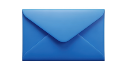 Envelope isolated on transparent background