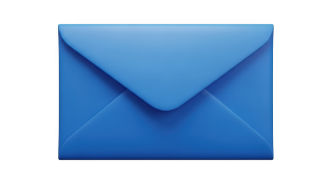 Envelope isolated on transparent background - Powered by Adobe