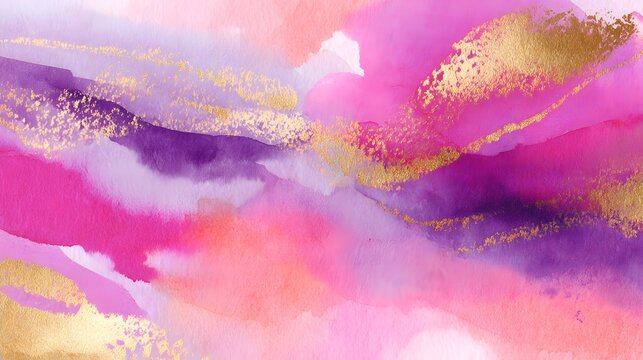 Vibrant watercolor celebrates women’s empowerment a flowing artistic expression of joy and dynamic feminine strength