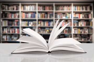 stack of reading books, education concept