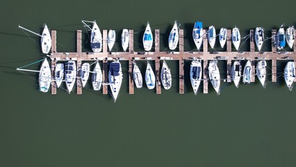 Boats docked at Marina, Joe Wheeler State Park © Max