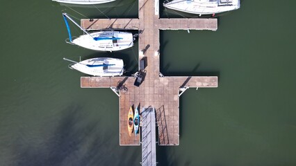 Boats docked at Marina, Joe Wheeler State Park © Max