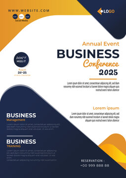 Annual Event Business Conference Template Design For Your Business Marketing 

