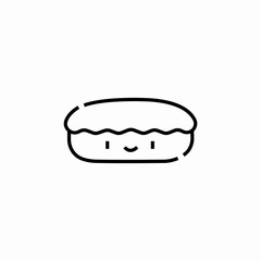 pie happy face icon sign vector