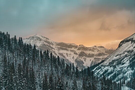 sunrise in the mountains - Powered by Adobe
