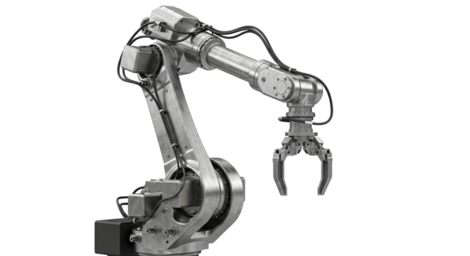 Modern Industrial Robotic Arm for Advanced Manufacturing Automation