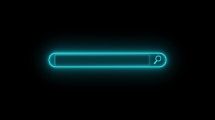 SEO search engine optimization concept, marketing ranking traffic website, internet technology for business company. search bar on virtual screen animation. 4k