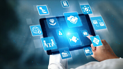 Business concept icons showing mergers and acquisitions, partnership, investment, and growth. mergers and acquisitions creates synergy, supports expansion, and drives corporate value. Gist