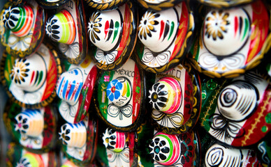 Artesanias Mexico, sombreros mariachi, recuerdo turismo