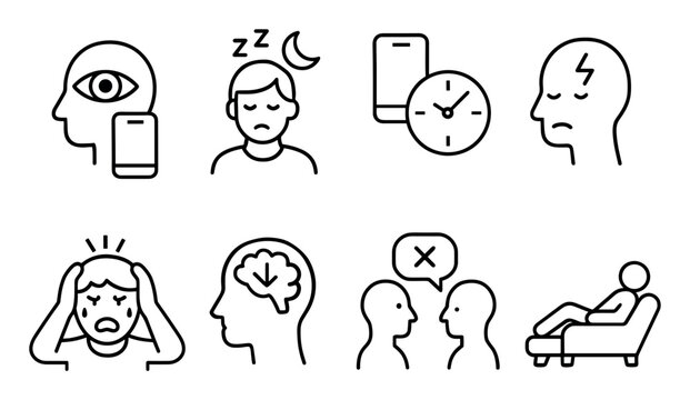 Minimalist Gadget Consequences Icons