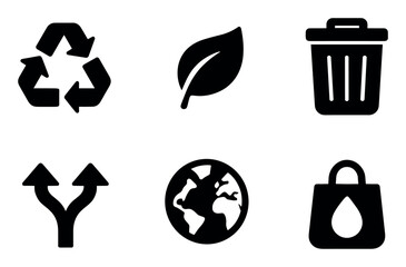 Obraz premium Eco Icons Collection