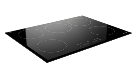 Sleek Modern Black Induction Hob for Contemporary Kitchen