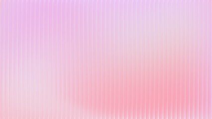 Ribbed glass background with refraction effect. Reeded glass with red and pink gradient. Abstract background